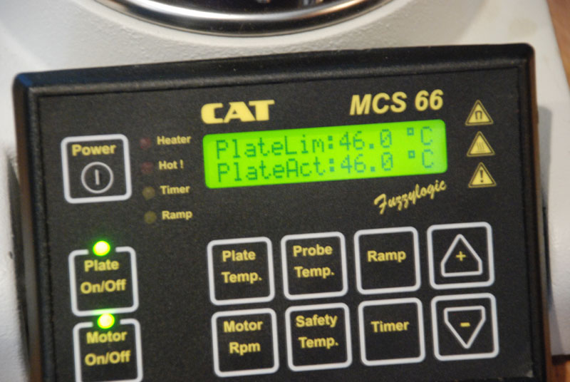 CAT Scientific MCS 66 Stirring Hotplate Test